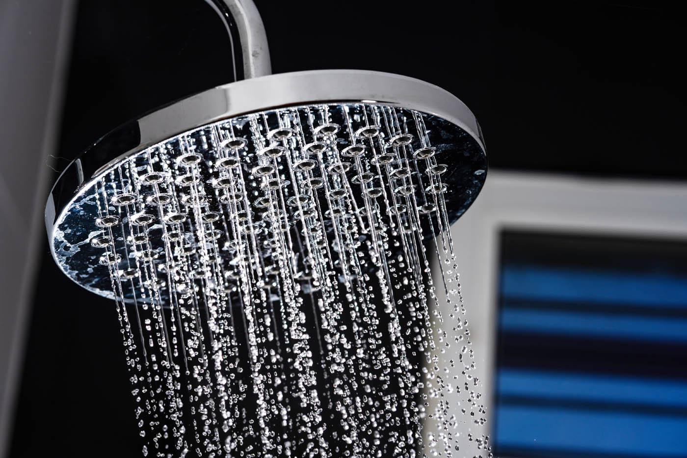 A beautiful modern shower head - Laughlin Electric Santa Ynez, CA.