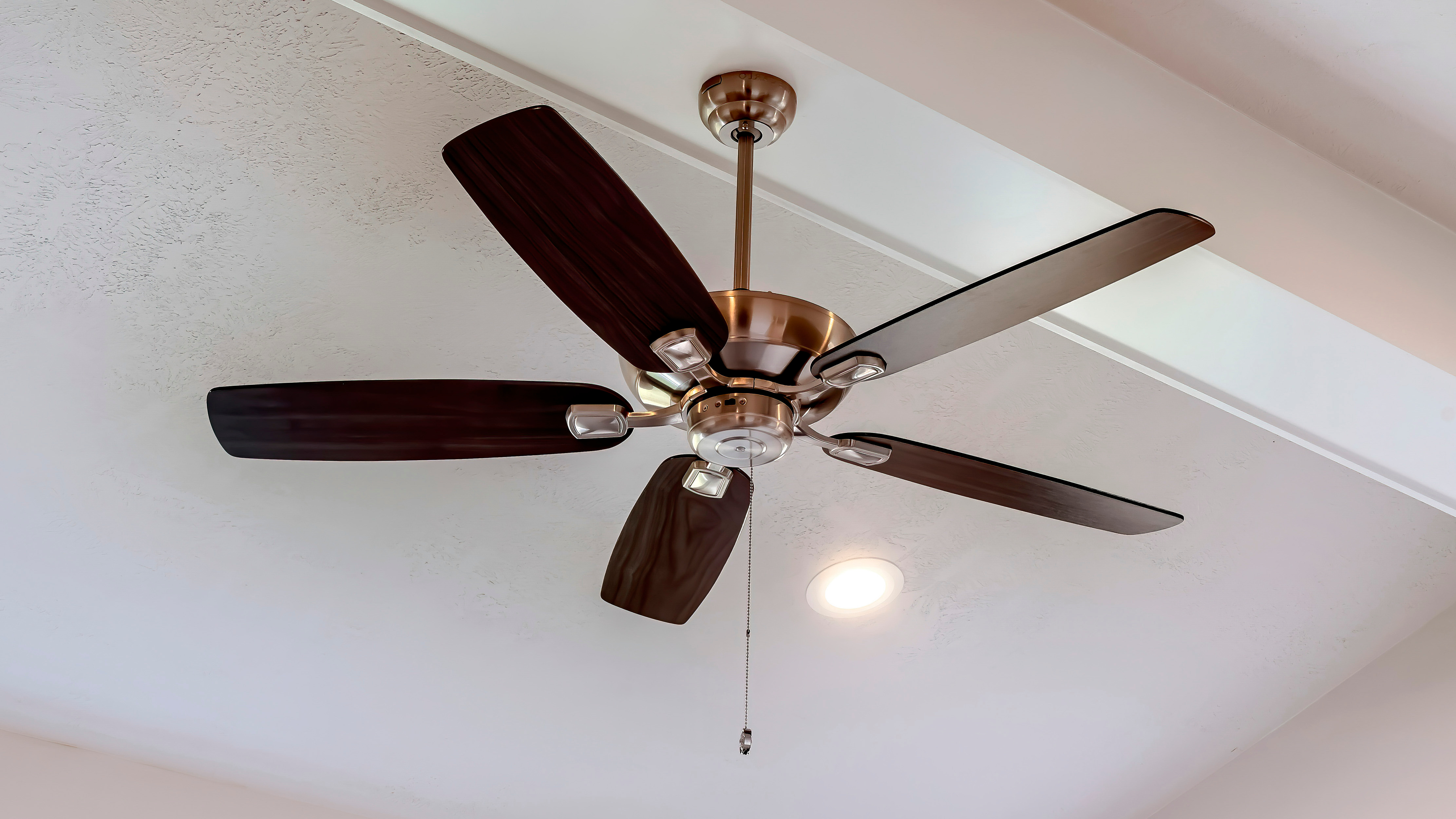 A ceiling fan installed and serviced by the team at Laughlin Electric Santa Barbara.