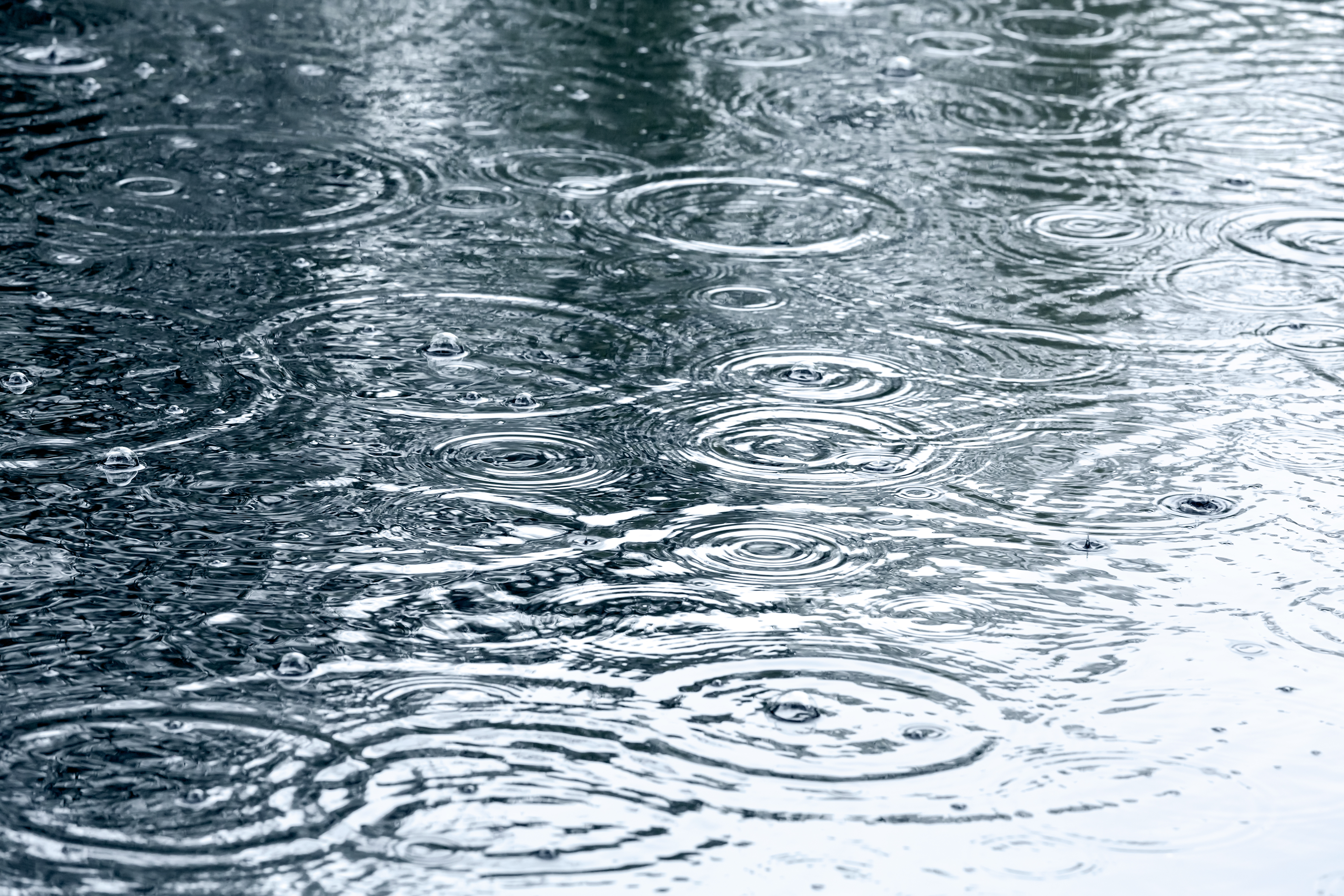 An image of rain falling - Laughlin Electric is a sump pump installer and can protect your home from floods and heavy rainfall.