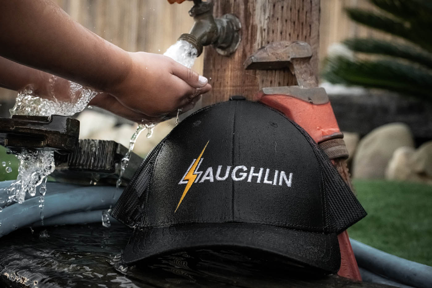 Laughlin Electric Santa Barbara, CA team hat.